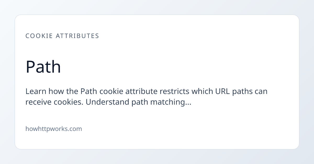 Path | How HTTP Works